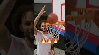 Smaller rim, BIGGER challenge for D-Live😳 | LEGO Basketball Challenge #shorts