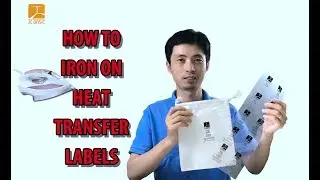 How to iron on heat transfer labels by household iron?