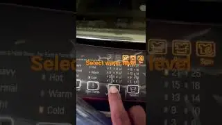 lg topload washer / how to select water level