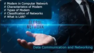 Modem in Computer Network | Features | Types of Modem | Types of Networks | LAN #networking #network