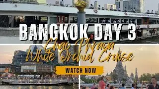 Chao Phraya White Orchid Cruise: Bangkok Day 3