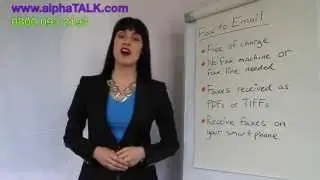 How Fax to Email can help your business - alphaTALK videos