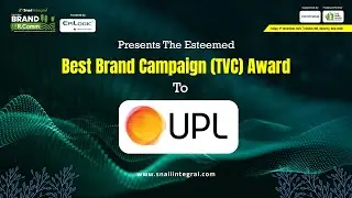 Best Brand Campaign (TVC) Award: UPL SAS Limited | 3rd BRAND R.Comm Awards 2025