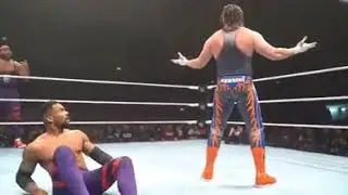 Montez Ford Funny Segment with Curt Hawkins (WWE LIVE EVENT)