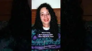 Alison Carey Was The Sister Of Singer Mariah Carey🕊️#alison #mariahcarey #fy #shorts #love #family