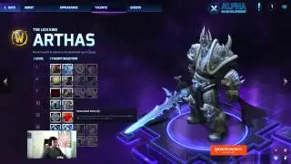 Hero Highlight - Arthas - Heroes of the Storm Alpha