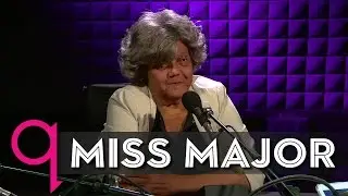Trans elder Miss Major Griffin-Gracy in studio q