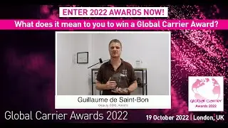Global Carrier Awards 2022: Guillaume de Saint-Bon, Deputy COO, Kacific | Capacity Media
