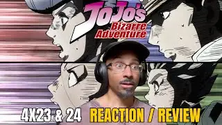 JoJo's Bizarre Adventure Part 4 Episode 23 & 24 REACTION/WRITER REVIEW #jjba #jojosbizarreadventure