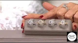 Fire Light Lab Grown Diamond 2cttw Solitaire Halo Ring, 14K | QVC