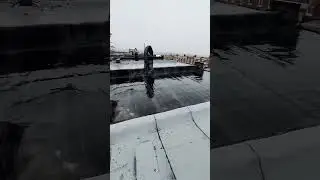Inspecting Flat Roofs in Baltimore  City #homeinspection #baltimore #roofing #rain #roof #inspection