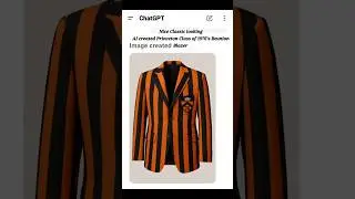 Princeton Class of 1976's AI created Reunion Blazer. Experimenting with AI. Documentary 6-27-25