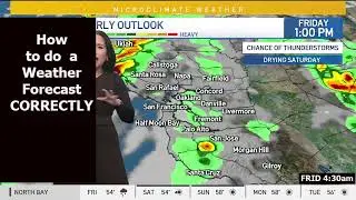 How NOT to do a Weather Forecast. Every TV Network fails miserably !