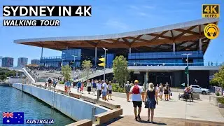 Sydney CBD Walk | Sydney New Fish Market Walkthrough | 4K 60FPS