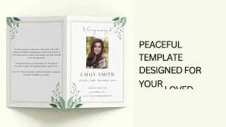 Funeral order of service template