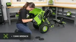 Greenworks How To - Replacing the Skid Shoes on the 2 Stage 24' Snow ThrowerCPS