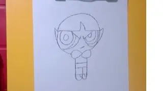 How to draw Buttercup from The Powerpuff Girls