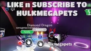 How we made our first neon diamond dragon in adopt me roblox OMG