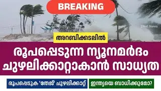അറബിക്കടലിലെ ന്യൂനമർദം ചുഴലിക്കാറ്റാകാൻ സാധ്യത &bull; Tej Cyclone Updates Malayalam &bull; Kerala Weather News