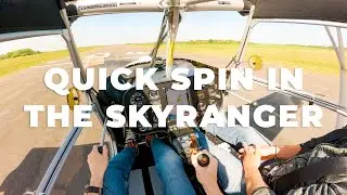 A quick spin in the Skyranger from Deenethorpe