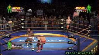TNA: Bound For Glory 2008 - AJ Styles vs Booker T vs Christian Cage - Triple Threat - Part 1 - HD