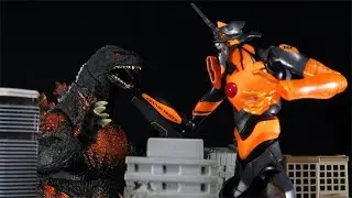Kotobukiya Godzilla vs. Evangelion Test Type-01 Godzilla Version Model Kit Unboxing and Overview