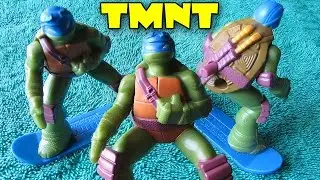 TMNT  - Teenage Mutant Ninja Turtles with Skateboard Cars and Sword by JeannetChannel
