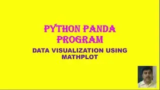 PYTHON PANDA DATA VISUALIZATION MATH PLOT BAR GRAPH 21