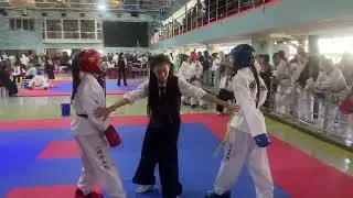 Акжигитова Раяна 14-15 45кг (красный шлем)