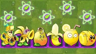 100% All YELLOW Plants Power-Up vs PvZ 2 Final Bosses Fight! - Plants vs Zombies 2 Final Boss
