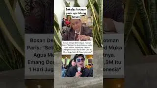Hotman paris bosan dengan berita soal agus #shortvideo