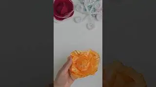 Soft Orange Paper Rose | Quiet Handmade Flower #diy #aestheticdiy #craft #handmade