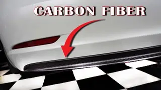 Matte Carbon Fiber Executive Diffuser Installed On My Tesla Model 3 Performance
