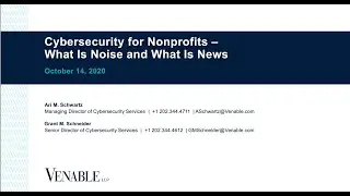 Cybersecurity for Nonprofits &ndash; What Is Noise and What Is News