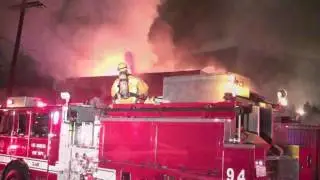 LAFD / Body Shop Blaze