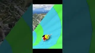 🤯 Shinchan Playing Water Slide Challenge 😱#d5gamingyt #shorts #short #funnyvideos #shinchan #nobita