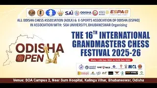 THE 16TH INTERNATIONAL GRANDMASTERS CHESS FESTIVAL 2025-26 DAY-6