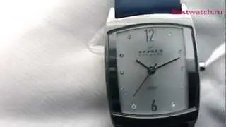 Обзор женских часов Skagen Leather Rectangular 691SSLN