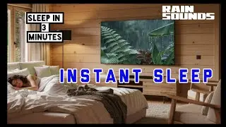 Sleep in 3 Minutes: Heavy Rain Sounds on Window for Sleeping