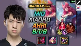 Ahri Mid Build Xiaohu Malignance Electrocute - LOL KR Challenger Patch 15.9