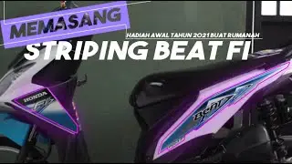 Memasang Striping BeAT FI
