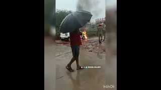 short-circuit fire in car
