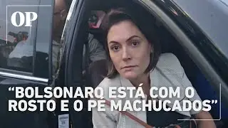 Michelle detalha situa&ccedil;&atilde;o de Jair Bolsonaro ap&oacute;s queda na pris&atilde;o: &ldquo;Est&aacute; com rosto e p&eacute; machucados&rdquo;