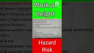 Work at height hazard and risk #hazard #trending #risk #workatheight