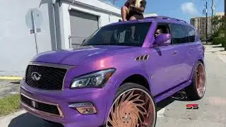 CANDY DIRTY SPRITE INFINITI TRUCK ON 34” Asantis