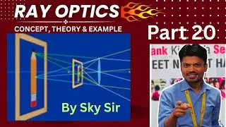 Refraction through the glass slab and normal shift for iit jee mains advance neet and board. 