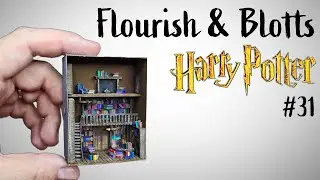 Flourish & Blotts | a Harry Potter Matchbox Diorama | Harry Potter miniature