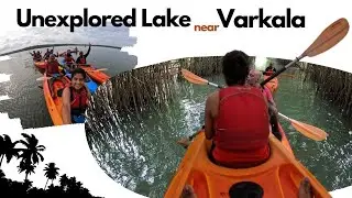 Solo girl in Kerala | Kayaking in unexplored Paravur Lake | Thanni Beach | Varkala