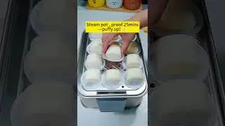 🥛🍞✨ Cloud-Like! Easy Chinese Steamed Bread 🇨🇳