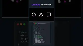 Epic Loading Animation with Just HTML & CSS! 🚀🔥 #coding #shorts #viralshorts